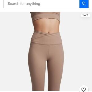 Sincerely Jules for Bandier the rue crossover band leggings, size M